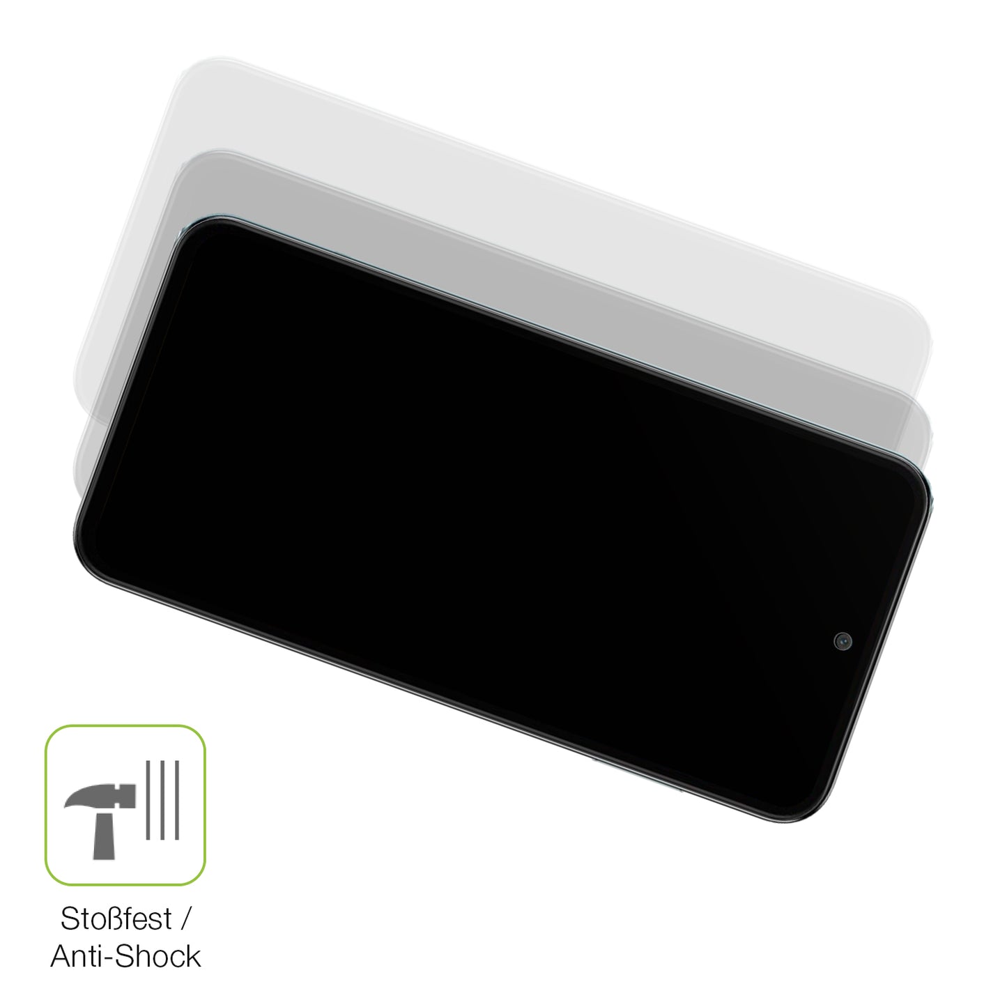 2x Full Cover Schutzfolie matt für Samsung Galaxy M35 5G