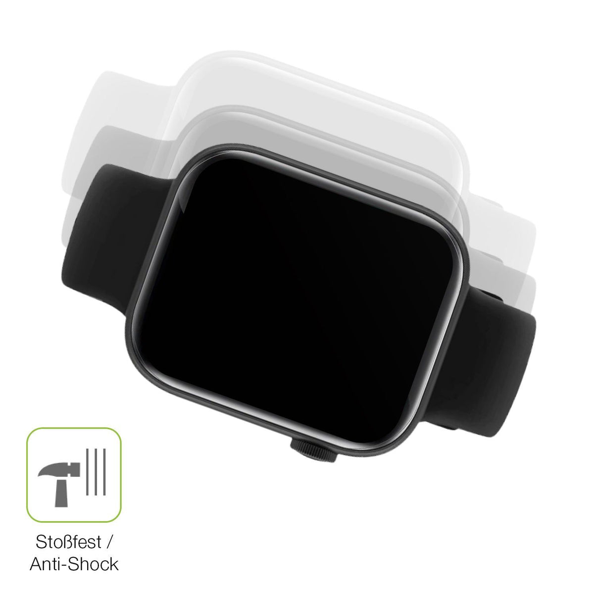 dipos FLEX 2x Matte Screen Protector for Fireboltt Ring 3