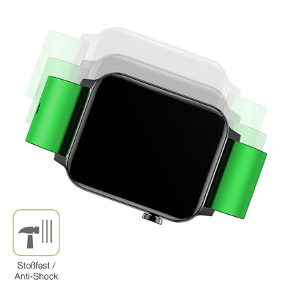 dipos FLEX 2x Matte Screen Protector for Judneer 1,4 Zoll Smartwatch