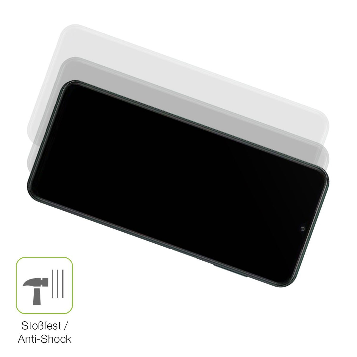 2x Matte Full Cover Screen Protector for itel A60 – Anti-Glare, Covers Curved Edges