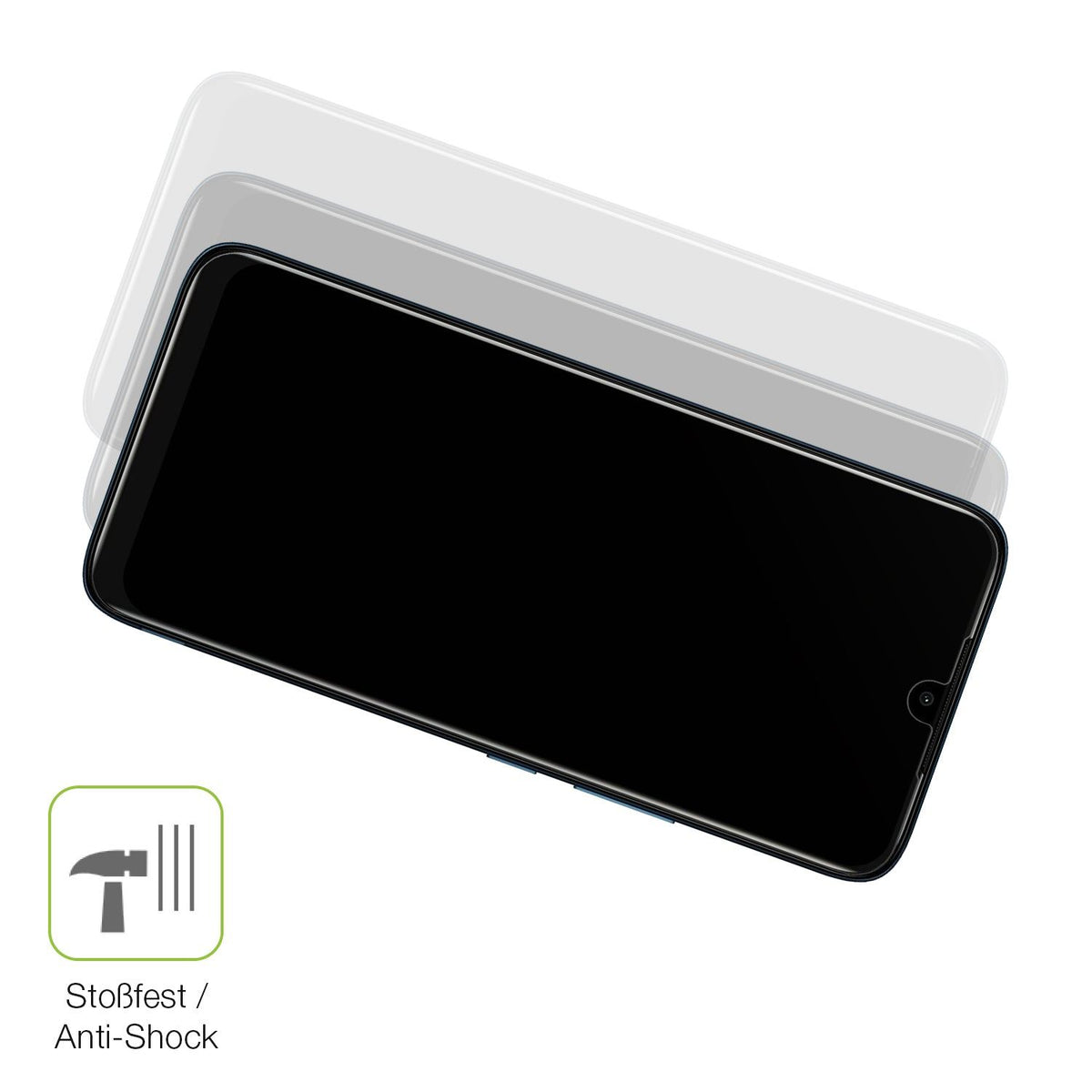 2x Matte Full Cover Screen Protector for Nokia C12 – Anti-Glare, Covers Curved Edges