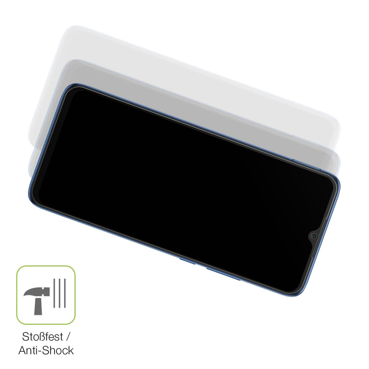 2x Full Cover matte Film for Xiaomi Redmi 10C Screen Protector Anti-Shock