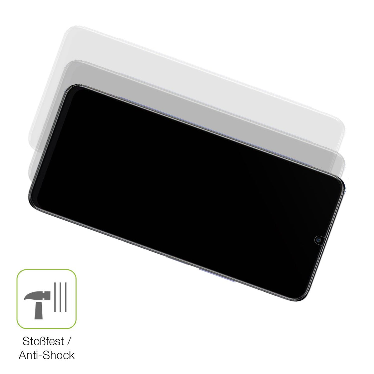 2x Full Cover matte Film for TCL 40 SE Screen Protector Anti-Shock