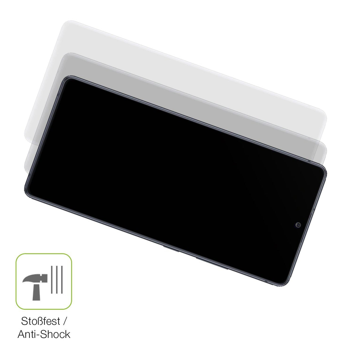 2x Full Cover matte Film for Samsung Galaxy S10 Lite Screen Protector Anti-Shock