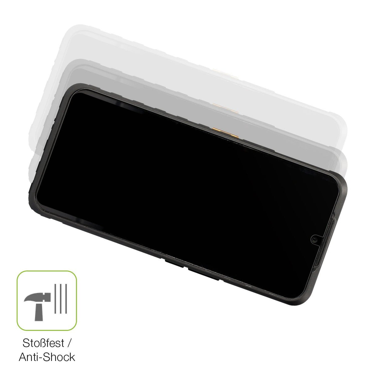 2x Full Cover matte Film for CAT S53 Screen Protector Anti-Shock