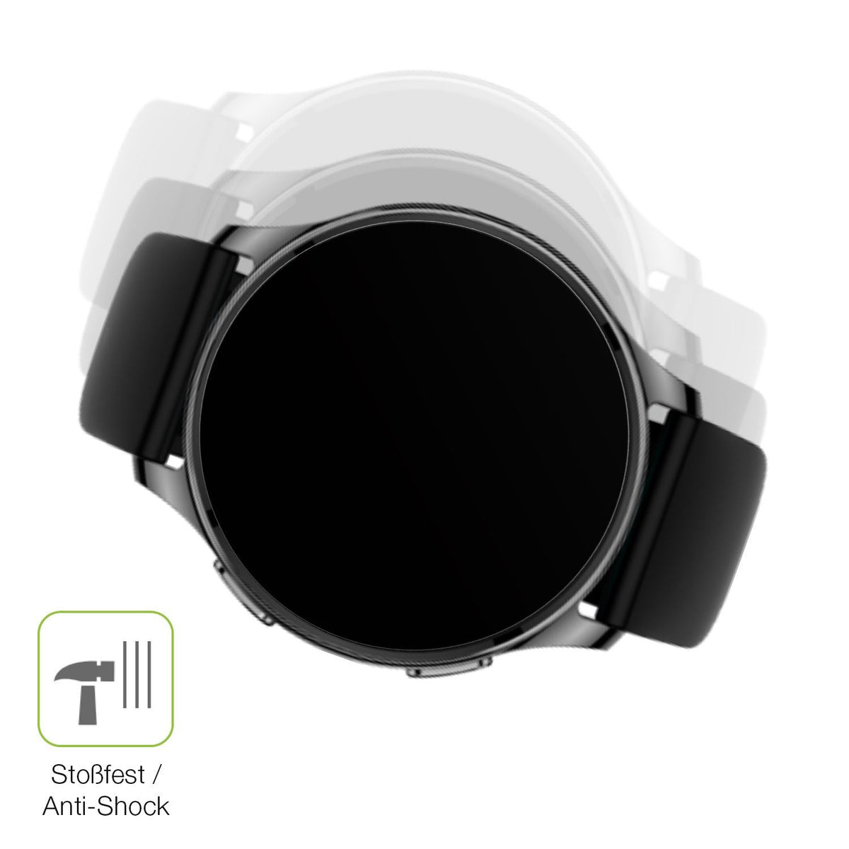 2x Full Cover matte Film for Amazfit Pop 3r Screen Protector Anti-Shock