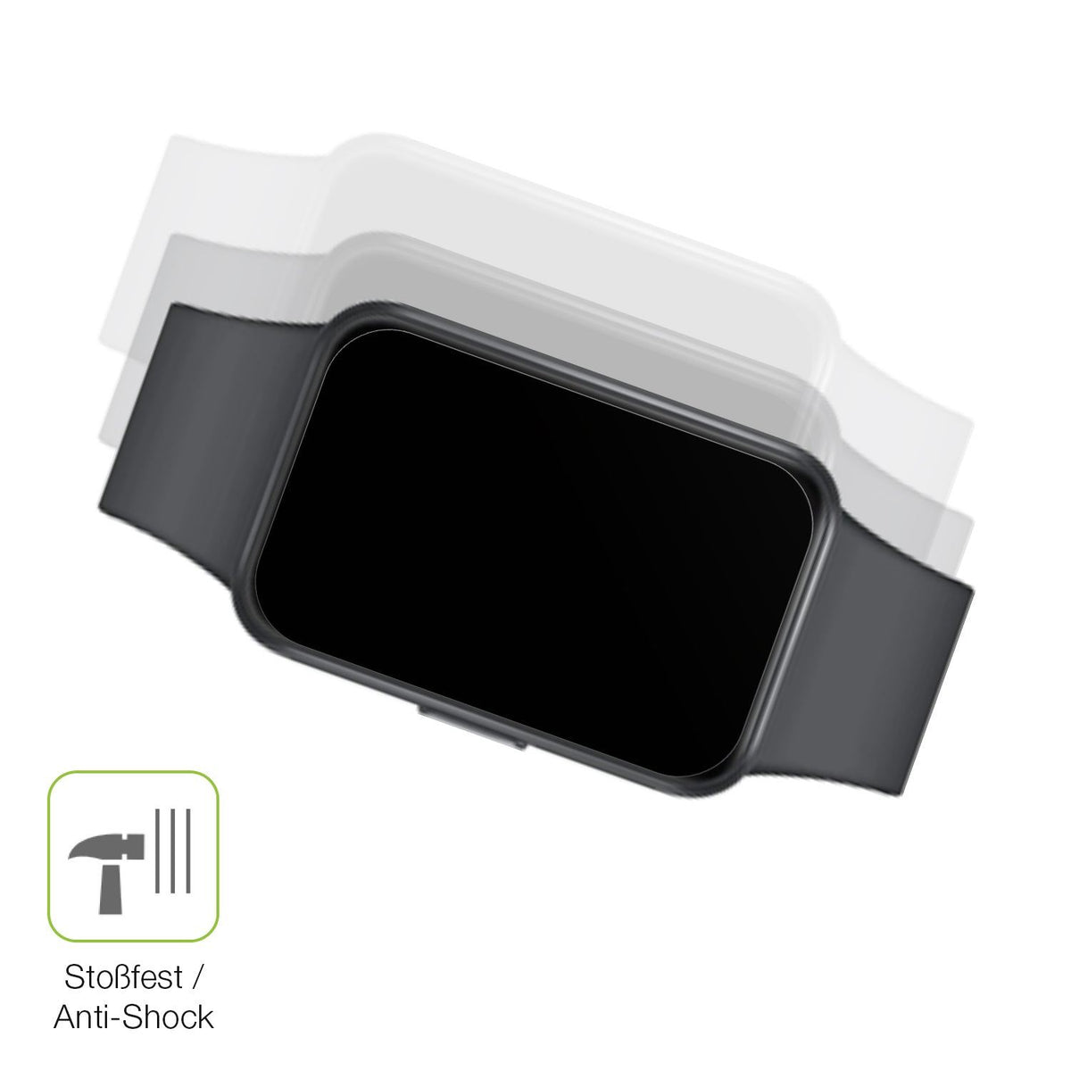 2x Full Cover matte Film for Samsung Galaxy Fit 3 Screen Protector Anti-Shock
