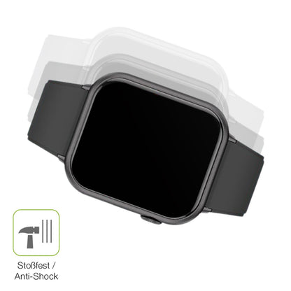 2x Full Cover matte Film for Mutoy Smartwatch 1.83 Zoll Screen Protector