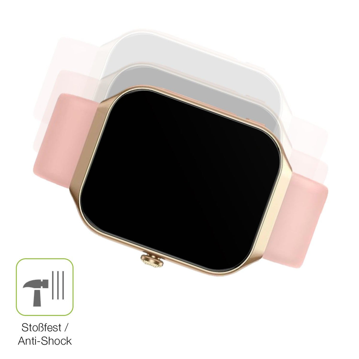 2x Full Cover matte Film for Walkbee Smartwatch 1.96 Zoll Screen Protector