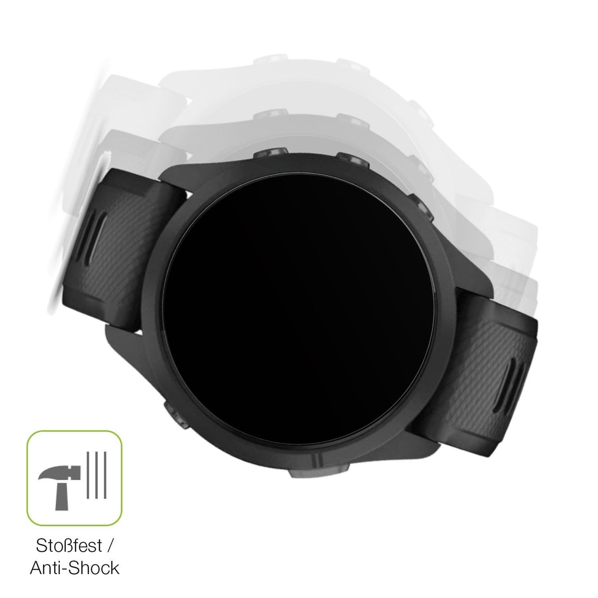 2x Full Cover matte Film for Garmin Forerunner 265s 42mm Screen Protector