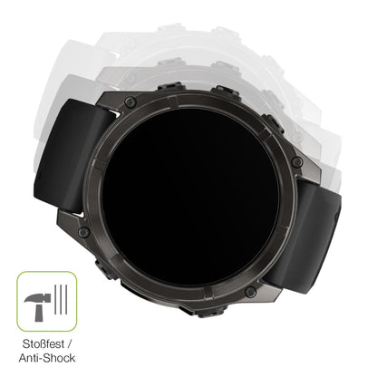 2x Full Cover matte Film for Garmin Fenix 8 47mm Screen Protector Anti-Shock
