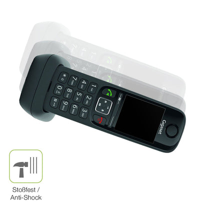 2x Full Cover matte Film for Gigaset AS690 DECT Telefon Screen Protector
