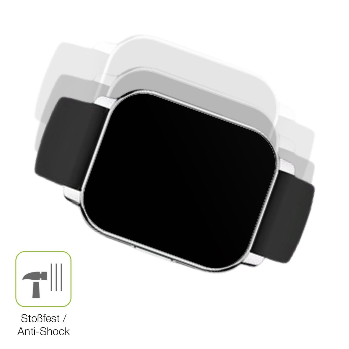 2x Full Cover matte Film for Maoo Amplify 2 1.85 Zoll Screen Protector