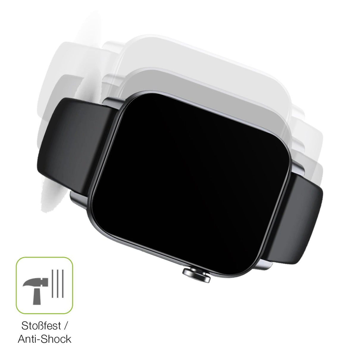 2x Full Cover matte Film for Gard Pro Health Smartwatch 2+ Screen Protector