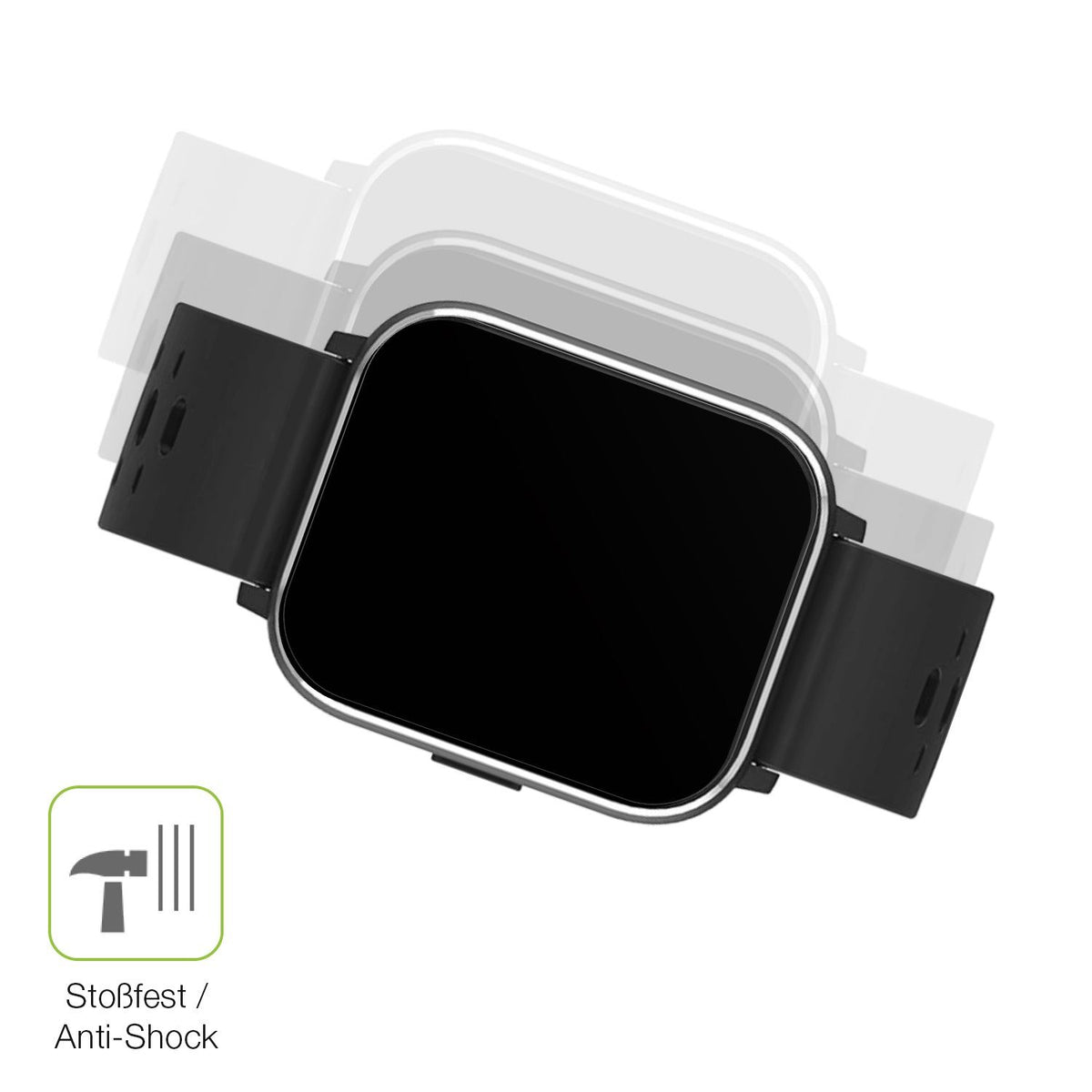 2x Full Cover matte Film for Denver SW-165 Screen Protector Anti-Shock