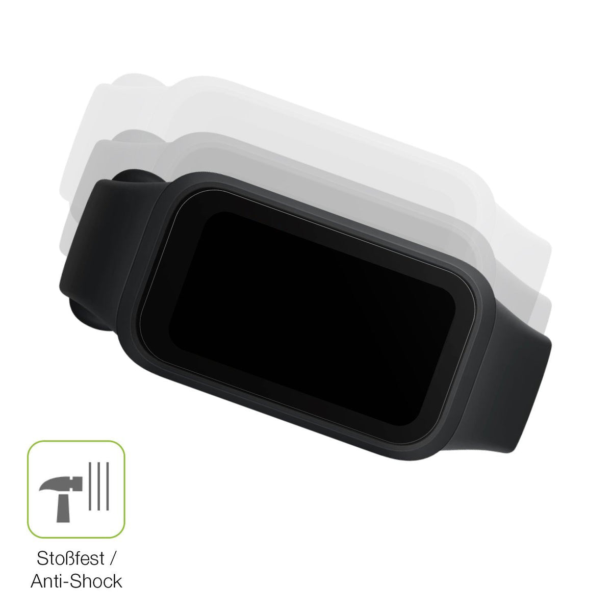 2x Full Cover matte Film for Xiaomi Smart Band 9 Active Screen Protector