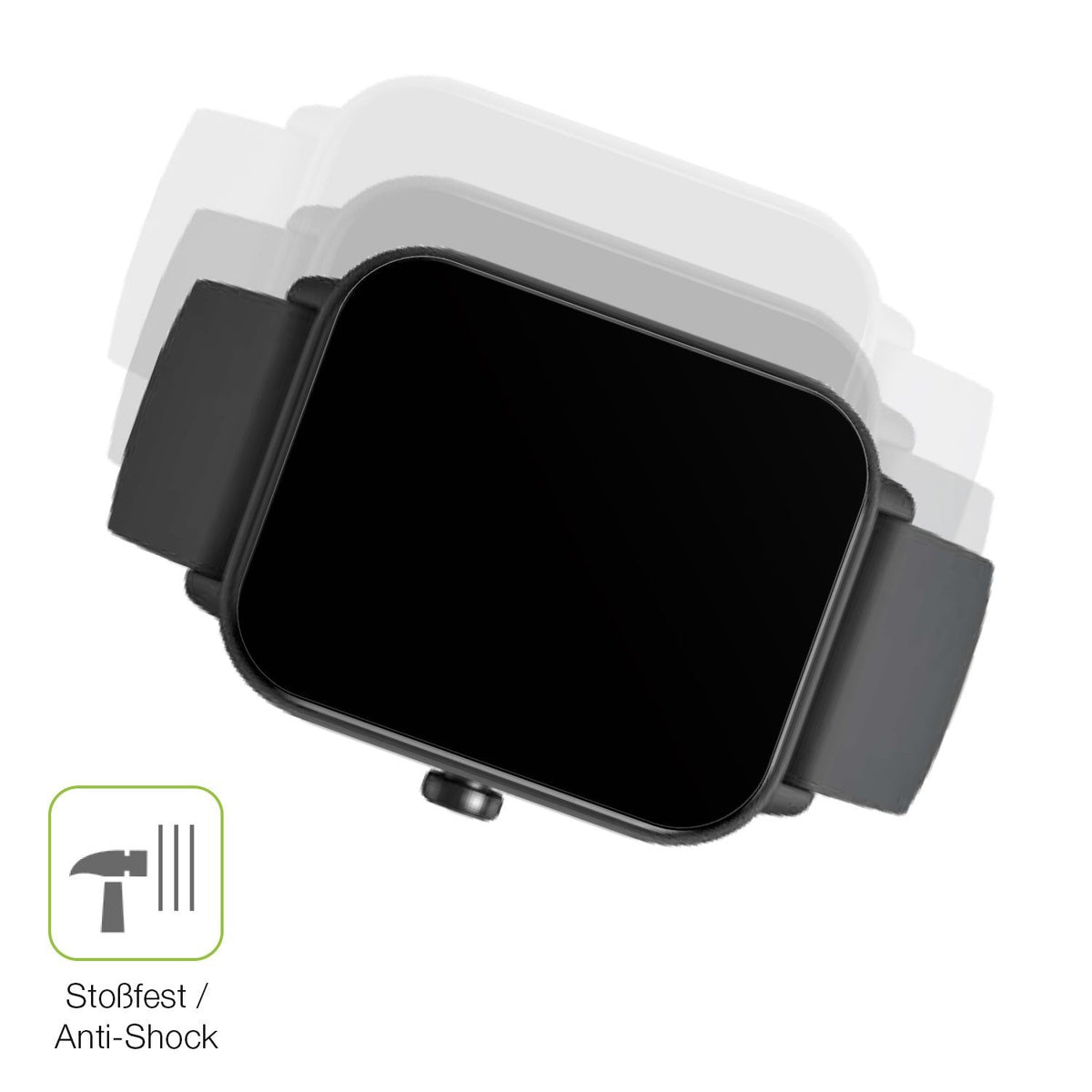2x Full Cover matte Film for Fitpolo IDW19 Smartwatch Screen Protector