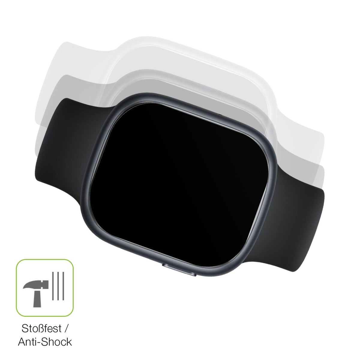 2x Full Cover matte Film for Rollme S1 Smartwatch Screen Protector Anti-Shock