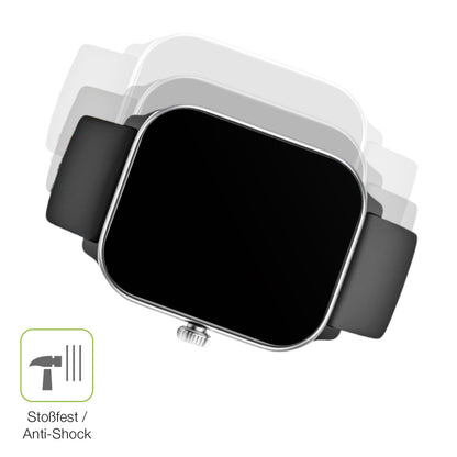 2x Full Cover matte Film for Beafon 102 Smartwatch 1.83 Zoll Screen Protector