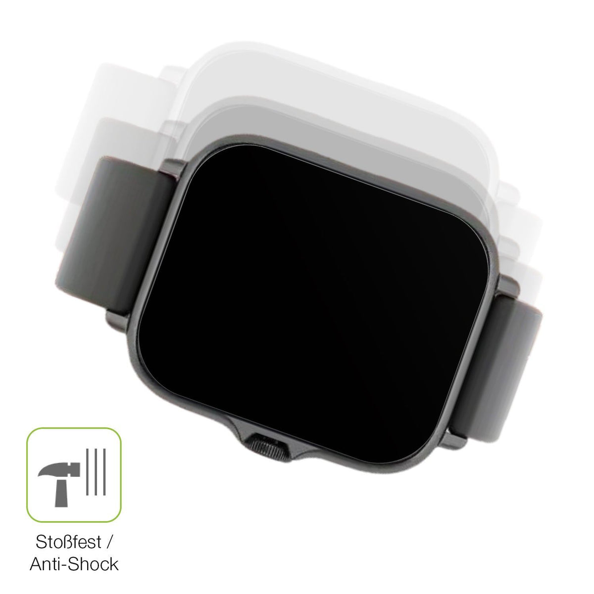 2x Full Cover matte Film for Zeniox IOX01 Screen Protector Anti-Shock