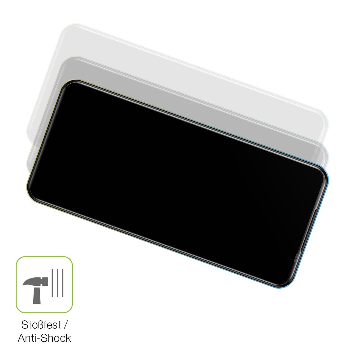 2x Full Cover matte Film for Mobicel R9 Pro Screen Protector Anti-Shock