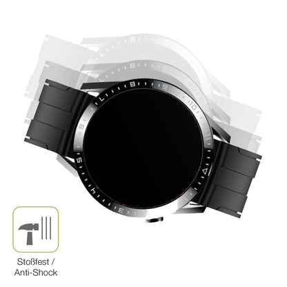 2x Full Cover matte Film for Tracer Smartwatch SM9 Screen Protector Anti-Shock