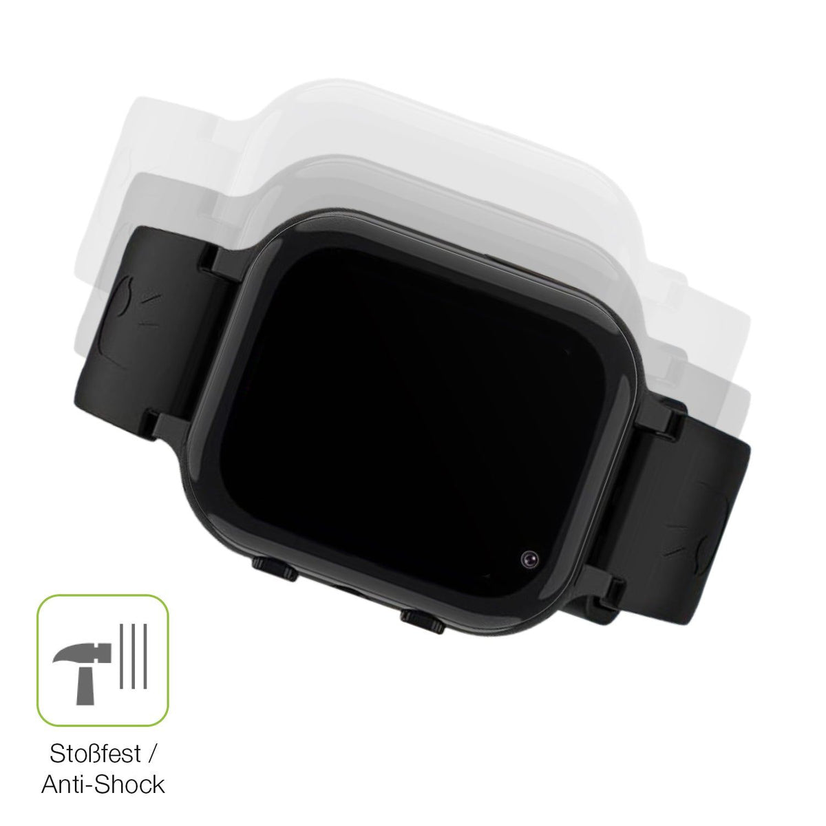 2x Full Cover matte Film for Ruopoem Smartwatch Kinder Screen Protector