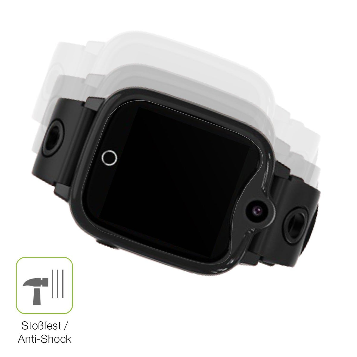 2x Full Cover matte Film for jiangshu Smartwatch Kinder 4G Screen Protector