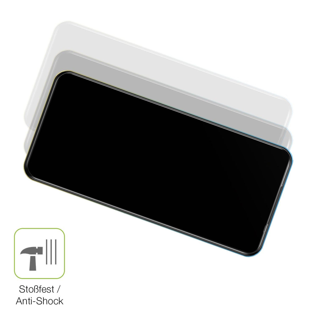 2x Full Cover matte Film for Mobicel X9 Screen Protector Anti-Shock