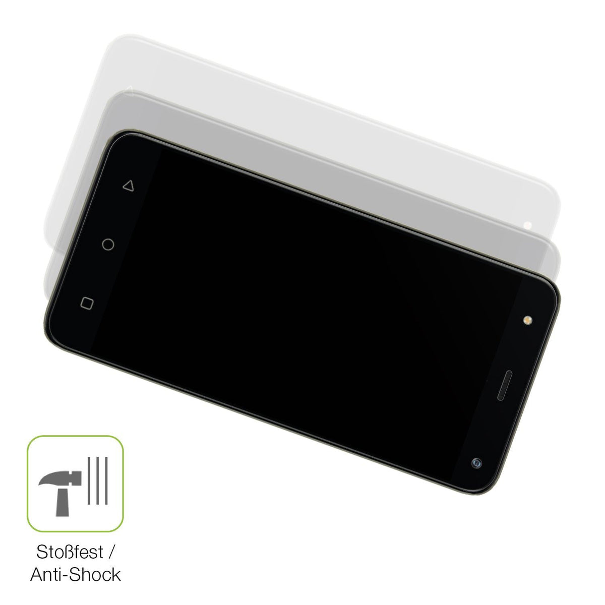2x Full Cover matte Film for Mobicel MX3 Screen Protector Anti-Shock