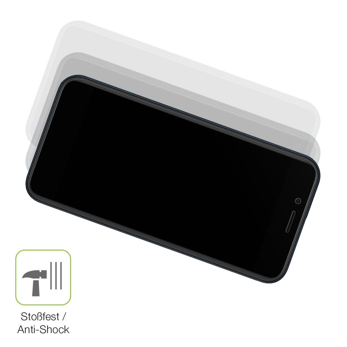 2x Full Cover matte Film for Mobicel MX3 Plus Screen Protector Anti-Shock