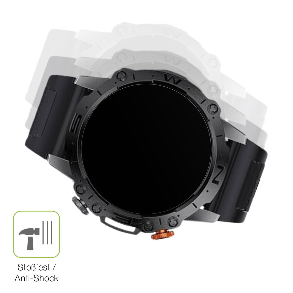 2x Full Cover matte Film for LIGE Smart Sports Watch I10 Screen Protector