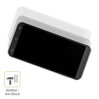 2x Full Cover matte Film for Emporia Smart.4 Screen Protector Anti-Shock