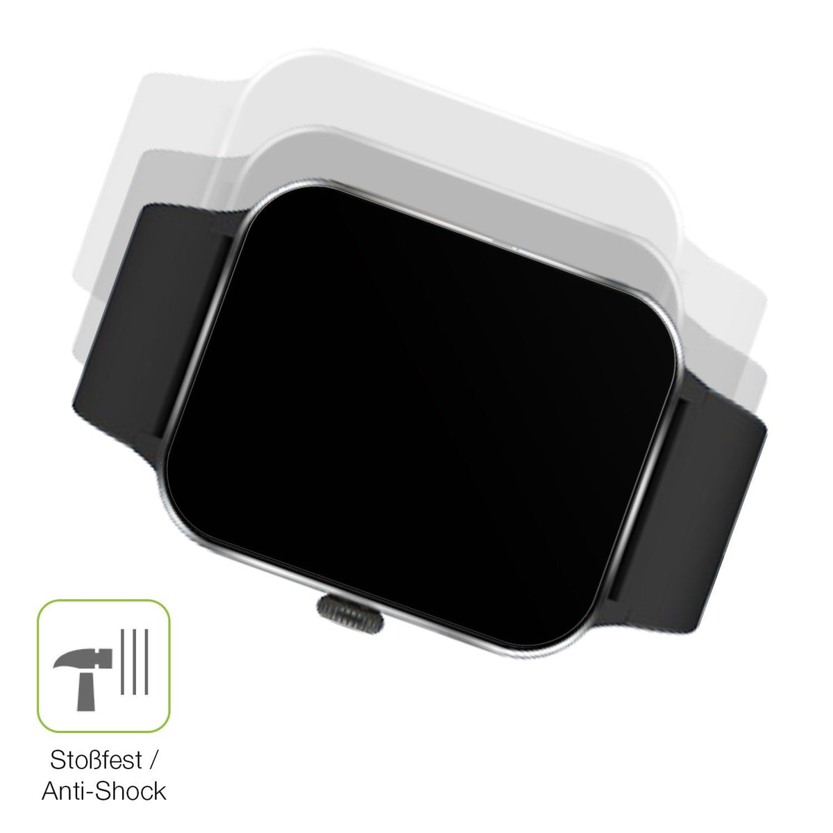 2x Full Cover matte Film for Baolubao W50PRO-BK 1.45 Zoll Screen Protector