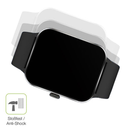 2x Full Cover matte Film for Baolubao W50PRO-BK 1.45 Zoll Screen Protector