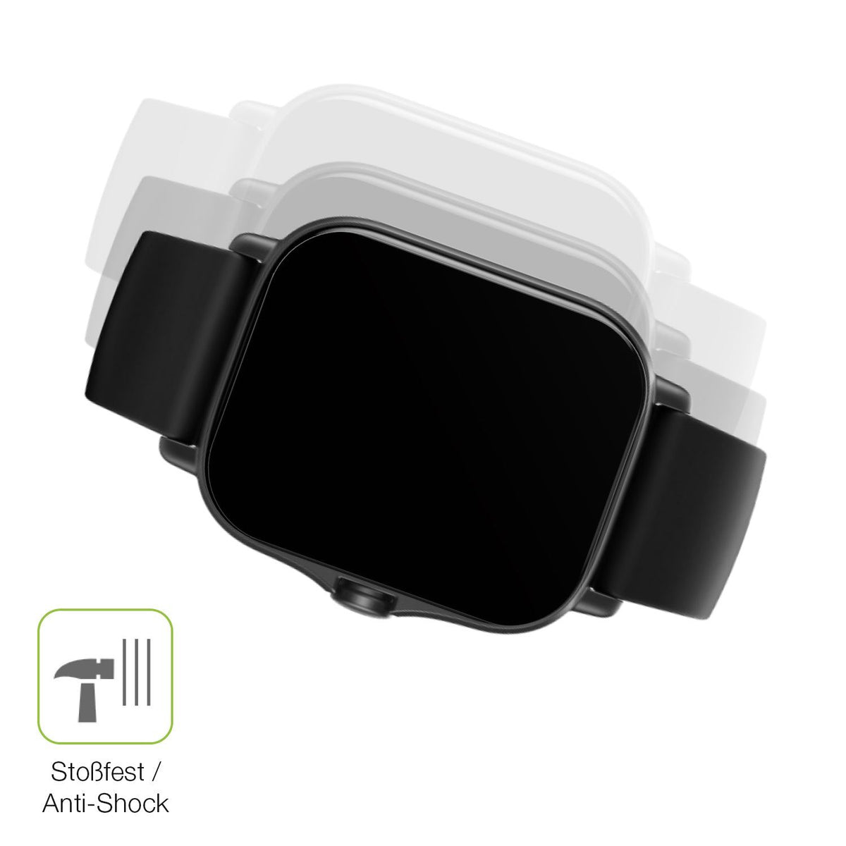 2x Full Cover matte Film for Amazfit Gts 2e Screen Protector Anti-Shock