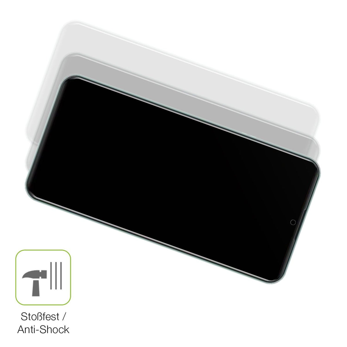 2x Full Cover matte Film for I Kall K450 Pro Screen Protector Anti-Shock