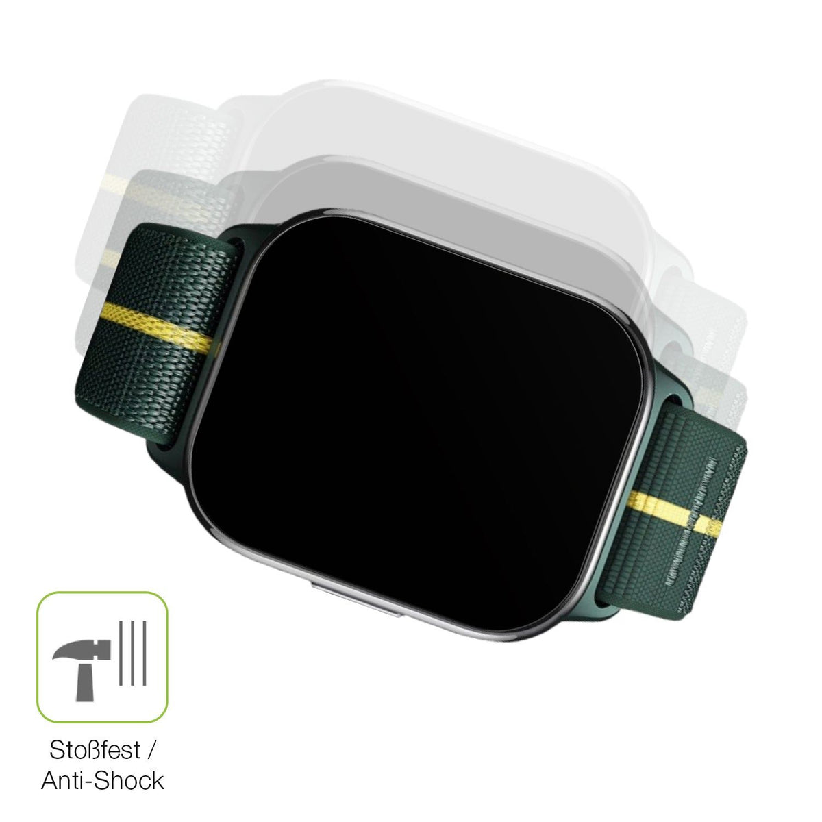 2x Full Cover matte Film for Motorola Moto Watch Fit Screen Protector Anti-Shock