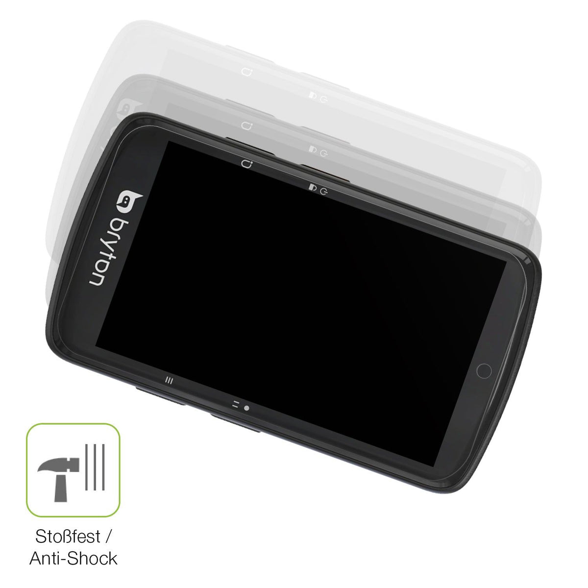 2x Full Cover matte Film for Bryton Rider S810 Screen Protector Anti-Shock