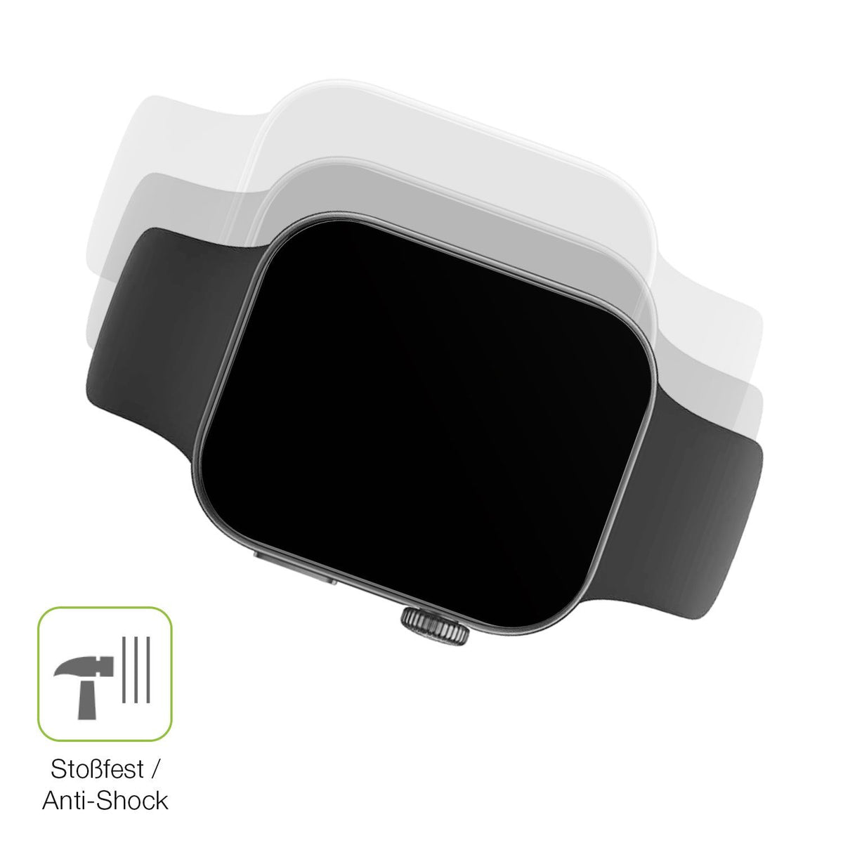 2x Full Cover matte Film for Huawei Watch Fit 4 Screen Protector Anti-Shock