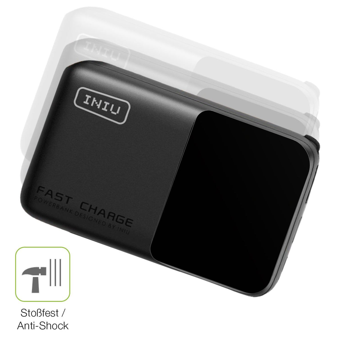 2x Full Cover matte Film for INIU Carry P50-E1 Screen Protector Anti-Shock