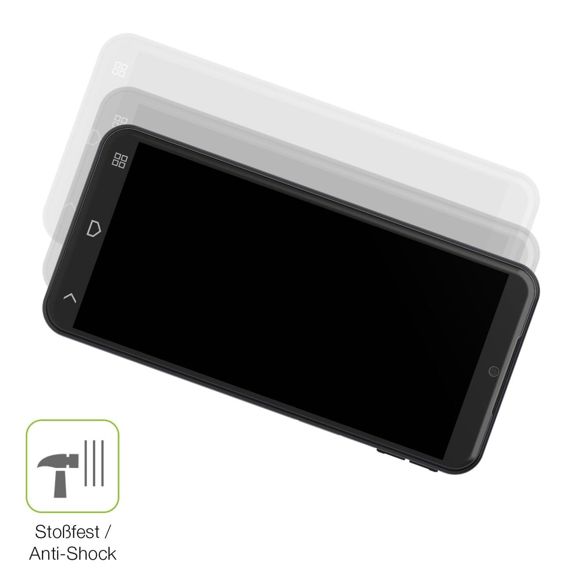 2x Full Cover matte Film for emporiaSmart 7 lite Screen Protector Anti-Shock
