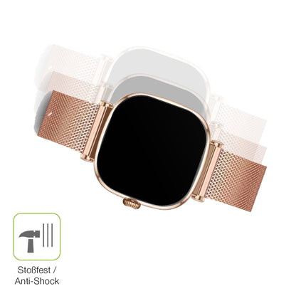 2x Full Cover matte Film for KSIX Iria Smartwatch 1.7 Zoll Screen Protector