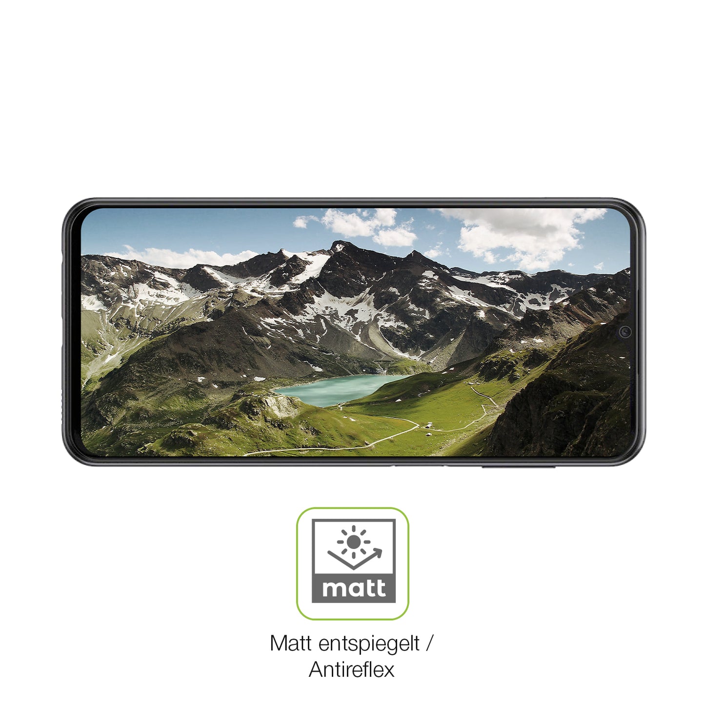 2x Full Cover Schutzfolie matt für Samsung Galaxy A23 5G