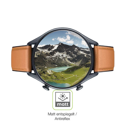 2x Full Cover Schutzfolie matt für Motsfit Smartwatch 1.56 Zoll