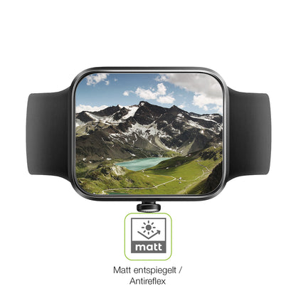 2x Full Cover Schutzfolie matt für Vagary by Citizien Smartwatch 1,5 Zoll