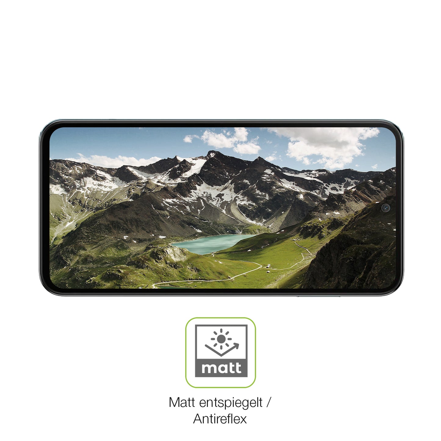 2x Full Cover Schutzfolie matt für Samsung Galaxy M35 5G