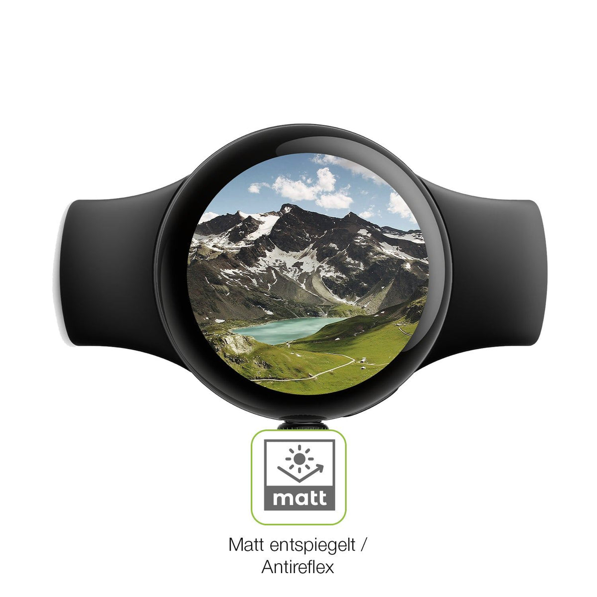dipos FLEX 2x Matte Screen Protector for Google Pixel Watch 1