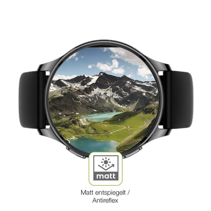 2x Full Cover matte Film for Amazfit Pop 3r Screen Protector Anti-Shock