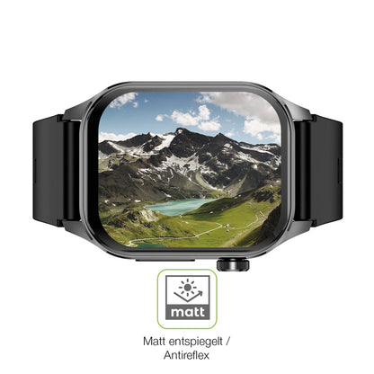2x Full Cover matte Film for Knauermann Pro 3 Screen Protector Anti-Shock